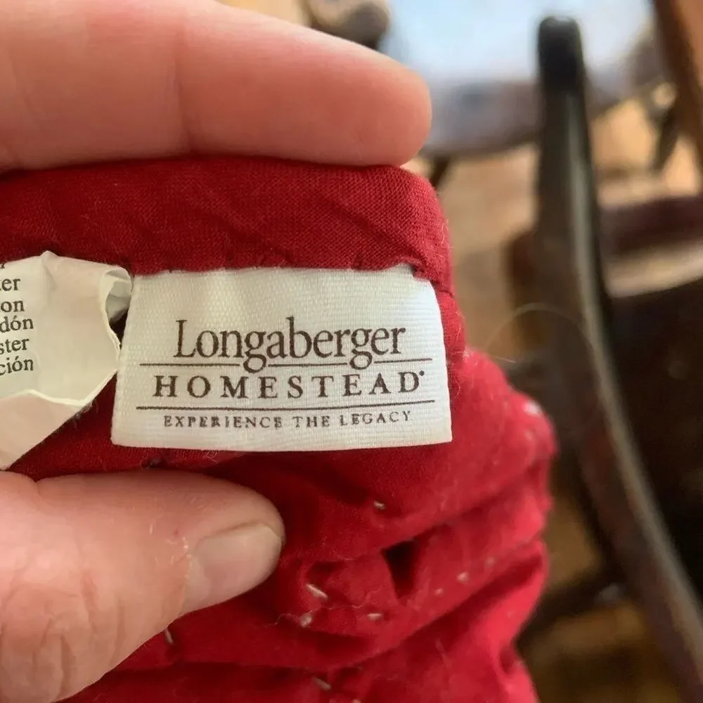 Vintage Longaberger Homestead rare horse quilt!